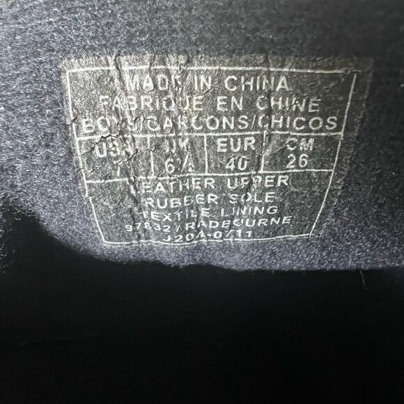 Polo Ralph Lauren Mens Ranger Boot combat bikercore leather black Radbourne 7. - Picture 3 of 13